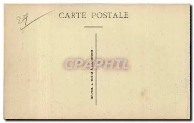 Gasny — A Igreja — Editora: EIP.-PHOT. A. WURTH & CIE. YOULDESS — Verso