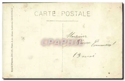 Meisje zittend — studio — Rapid Photo, Oscar, Grenoble — Achterkant