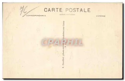 Caudebec-en-Caux (S-Inf.) — A Capela da Virgem — E. Douillet, n°14 — Verso