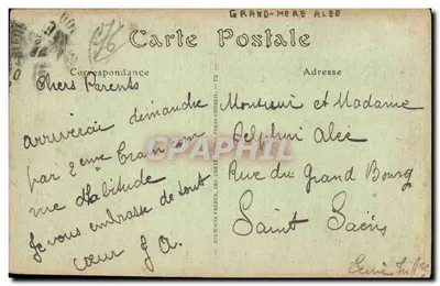 Kasyno, Kościół i Pomnik Jeanne d'Arc — Neuve-Église (Francja) — JND, Imp. Crété, Paryż — Rewers