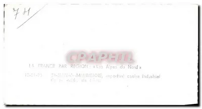 Saint-Jean-de-Maurienne — importante centro industrial das Alpes do Norte — editor LAPIE — Verso
