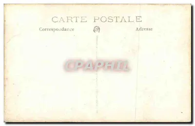 Dois crianças diante de uma mesa — estúdio fotográfico — Carta postal — Verso