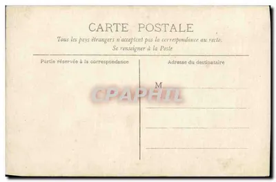 Cuatro niños — al aire libre — tarjeta postal anónima — Reverso