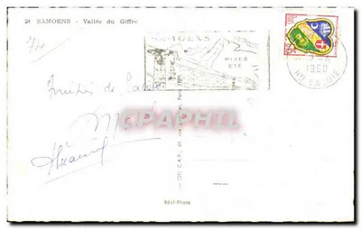 Samoëns - Dolina Giffre — Réal-Photo, n° 159 — Rewers