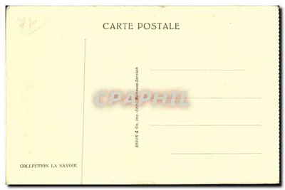 Cluses — widok z lotu ptaka — BRAUN & Cie, Imp. Dornach — Rewers