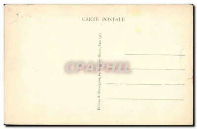 Rua estreita em Beauregard — editor E. Harmignues, Paris — Verso