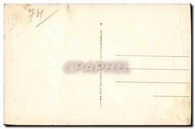 Taninges - Vista Geral e o Col de Chatillon - Bilhete postal antigo — Verso