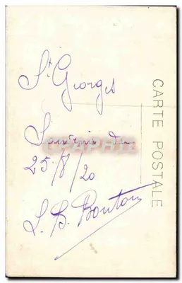Saint-Georges — Souvenir de voyage — Carte postale — Verso