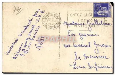Assy-Passy (Haute-Savoie) y la Cadena de los Aravis en invierno — Fotógrafo Cité des Arts, n°75 — Reverso