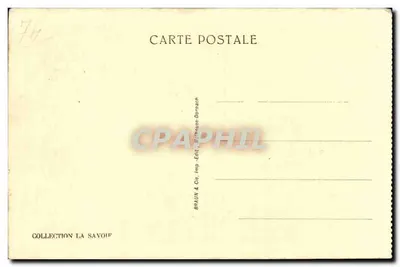 Les Bossons e il suo ghiacciaio — Collezione La Savoie — n. 12102 — Verso