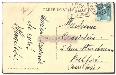 Challes-les-Eaux — O Estabelecimento Termal — Braun & Cie, Dornach — Verso