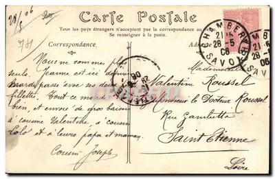 Chambéry — Pomnik Annexji — ND Phot — Rewers