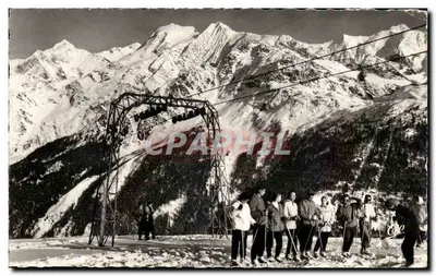 Les Contamines — Mont Blanc — Téléski de Montjoie — wydawca Le Fayet