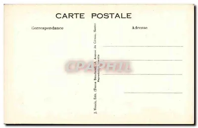 Rassemblement — Soldados em formação — J. Nozis, Edit. (Tonte Bouchand) Nantes — Verso