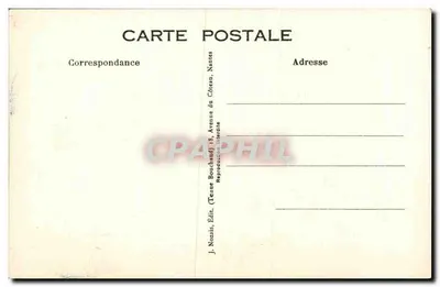 Serviço em Campo — A Pausa — J. Nozis Édit. Nantes — Verso