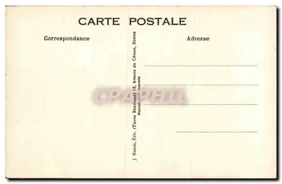 L'APPEL — scena militare umoristica — J. Nozais, Ed. Nantes — Verso