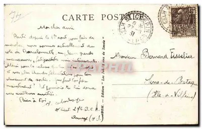 Valloire — Wnętrze Kościoła — Les Jolis Coins de Savoie, nr 4178 — Rewers