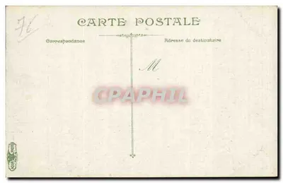Dieppe - Het Casino — uitzicht op het gebouw en de plein — uitgever 'Lith. Vidal' n°15 — Achterkant