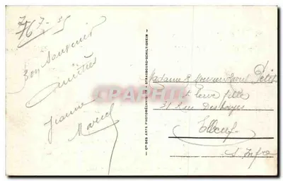 Dieppe - Les Tourelles i Zamek — Stara pocztówka n°206 — wydawca Stara pocztówka — Rewers