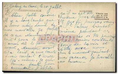 Dieppe - Le Pollet — widok portu z łodziami — wydawca LL, nr 36 — Rewers