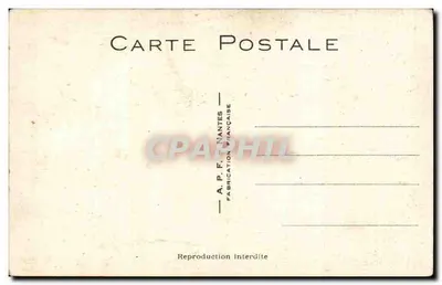A Vendedora e o Marido — cena humorística — A.P.F. NANTES n°528 — Verso