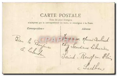 Entrada de Alojamiento — humorística — editor no identificado, n° 808 — Reverso