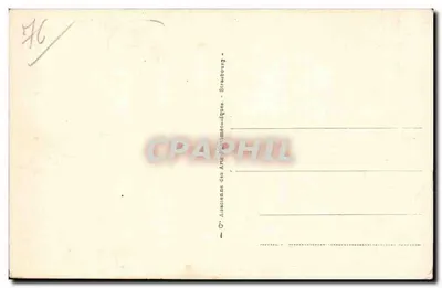 Dieppe - De Nationale Plein en de Beeld van Duquesne — uitgever C.° Vereniging van Decoratieve Kunsten van Dieppe, n° 127 — Achterkant