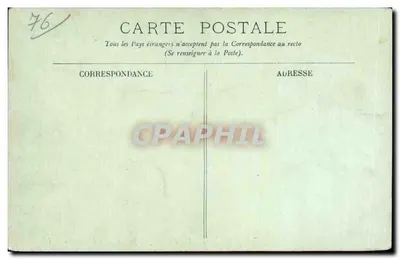 Dieppe — Widok przystani w dniu burzy — LL. n° 265 — Rewers