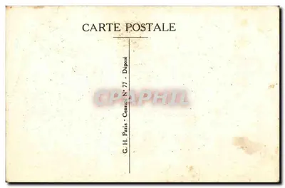 Infantaria mecanizada — Félix Potin — G. Copier — Verso