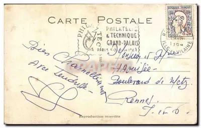 Cada um tem seu gosto — Carte postale humorística — Edição Carte Philatélique & Technique — Verso