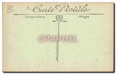 Dieppe — Widok na przystani w dniu burzy — LL. N° 265 — Rewers