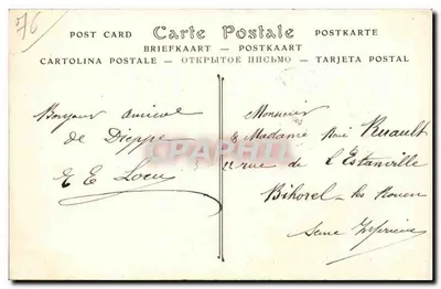 Dieppe — Le Casino — ND Phot. n°481 — Verso