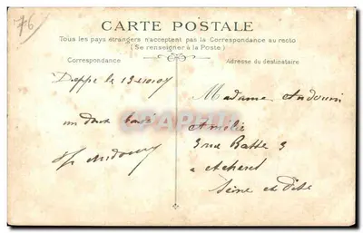 Dieppe — Stare Zamki — G. M. 1349 — Rewers