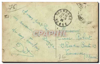 Dieppe — Vista Geral — Editor não identificado, n° de série 2450 — Verso