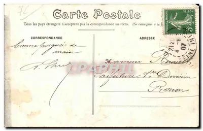 Dieppe — stary Zamek Les Mâchicoulis — G. Fardouille — Rewers