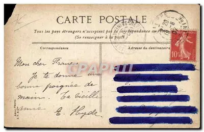 Dieppe — Przybycie statku z Newhaven — LVRC 80 — Rewers