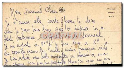 Carta do Sistema Fantasia Humor Ilustrador Criança Finalmente as Férias Lourdes — Verso