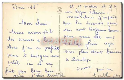 Cyklista w trudnej sytuacji — 'Crevaison dans les cols !' — Wydawnictwo Paryskie — Rewers