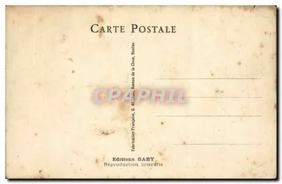 Stara pocztówka Fantazja Humor C'est la pleine lune ma p'tite ADele ! — Rewers