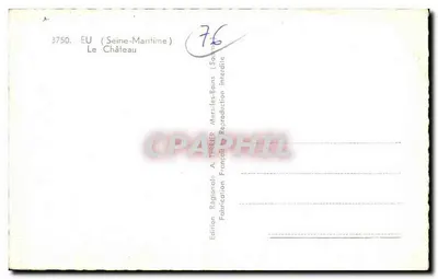 Zamek — Somme (Seine-Maritime) — A. TERRIER, n°3750 — Rewers