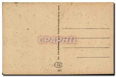 O trabalho obrigatório — Tema satírico — Ed. d'Art Belfrande, n° 507 — Verso