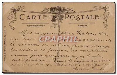 Homem bebendo vinho — Aita sante!! — Artaud & Nogais, NANTES, N°22 — Verso