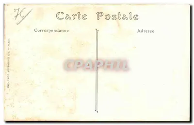 EU (Seine-Inférieure) — Zamek, strona Parku — ND. Fot. — Rewers