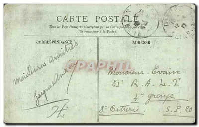 Arredores de Dieppe — A Igreja de Arques — LL. — n°129 — Verso