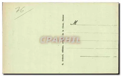 Dieppe - Statek towarowy na przystani — n°13 — G. Artaud, Nantes — Rewers