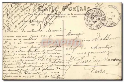 Dieppe — Plac Kasynowy i stary Zamek — Rewers