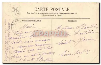 Dieppe — ‘Furet’ wracający z wycieczki — LL. n°159 — Rewers