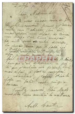 Dieppe - Le Chenal et les Jetées - Retour de la pêche - CAP. — Verso