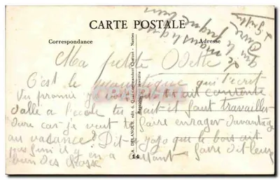 Rua da Lua — cena humorística — A. Delanoue, n°14 — Verso
