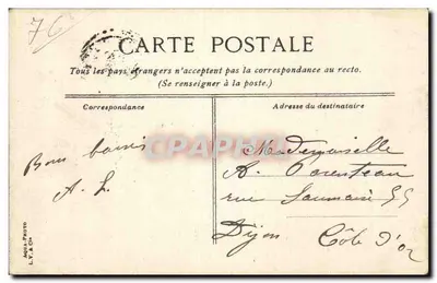 Paleis van Justitie — Pierrefitte-sur-Marne — uitgever AQUA-PHOTO L.V. & Cie — Achterkant